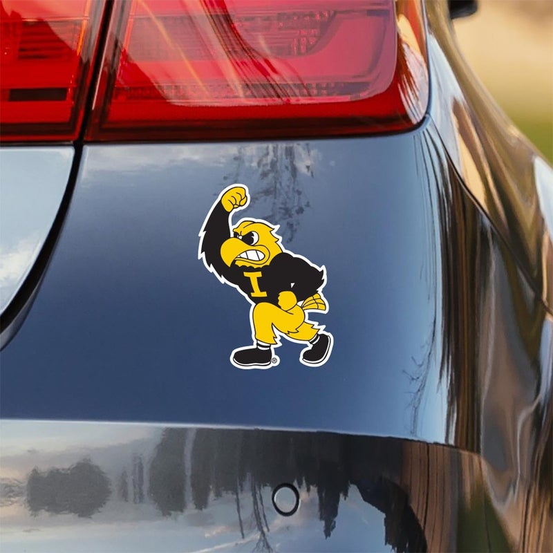 Nudge Printing University of Iowa Haweyes Fighting Herky Mascot Weatherproof Vinyl Sticker Car Decal from - Image 2